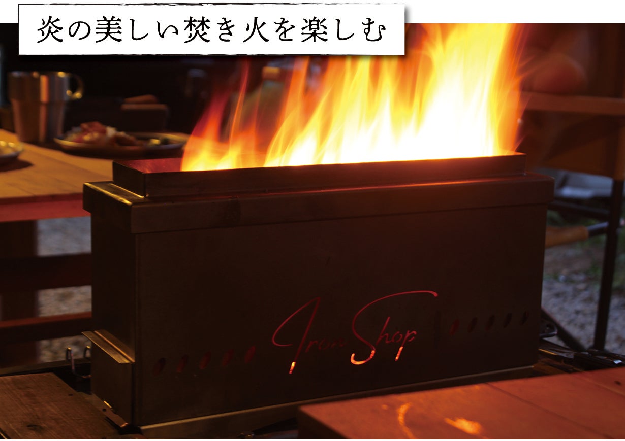 ☆実用新案申請中☆冬場キャンプの新定番！お湯の出る二次燃焼ストーブ