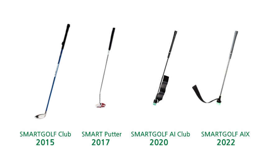 いつどこでも科学的に練習可能。人工知能スイング練習器具スマート
