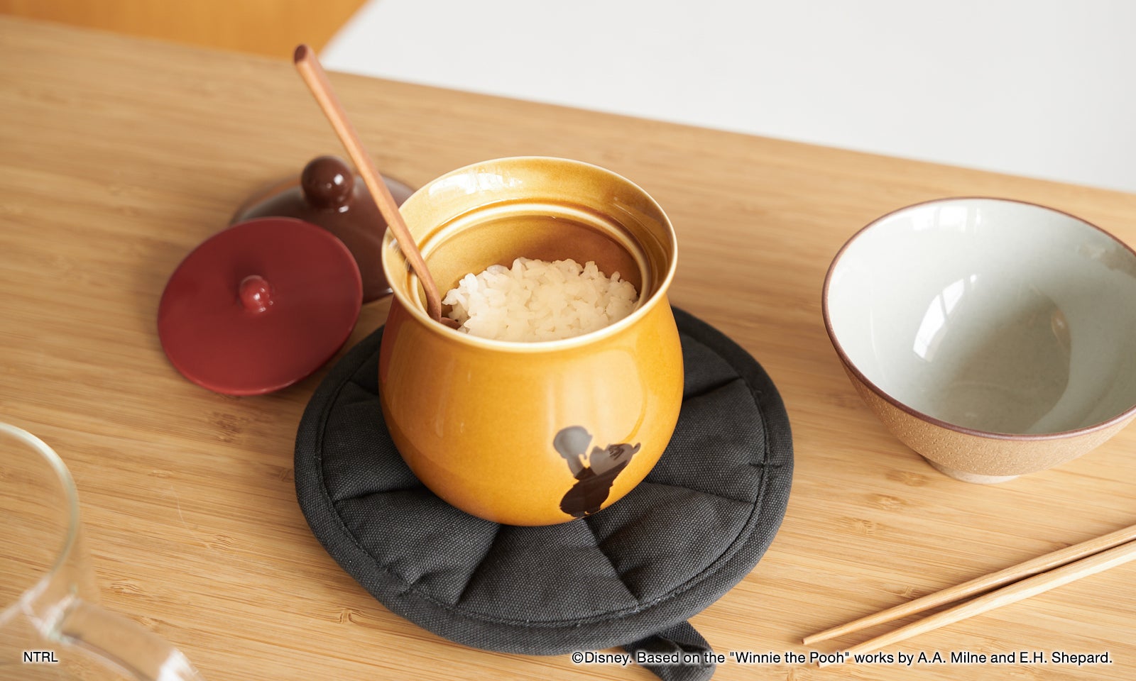 くまのプーさん」モデルになったレンジスターごはん！萬古焼土鍋で炊き