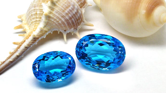 全て特大サイズの1点物！11月の誕生石天然高品質ブルートパーズが大量