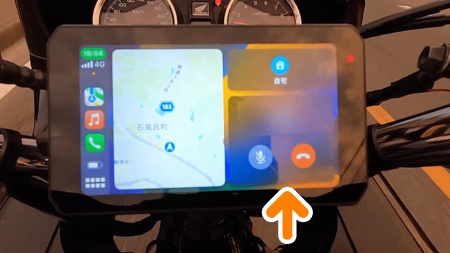 AIO-5 Lite：バイクライフを快適に。音楽やナビなどミラーリング可能な