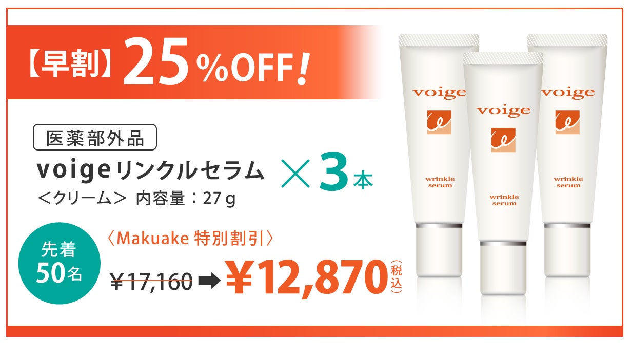 保湿ブランドが本気で作るシワ改善リンクルセラム。ナイアシンアミドの