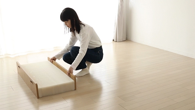 お部屋の使い道をもっと自由に！驚きの最薄9.5cmアコーディオン式