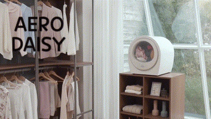 速乾×省エネ設計【小型衣類乾燥機 AERO DAISY】コンパクトで持ち運び