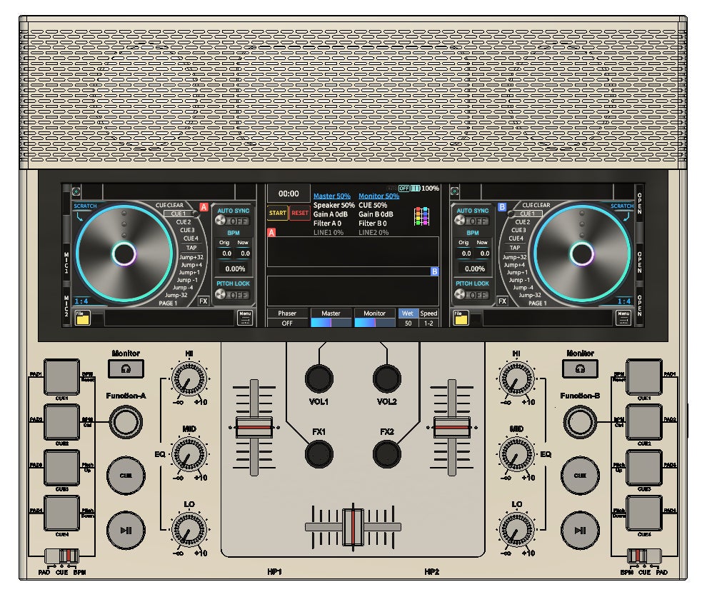 A4サイズに、DJに必要な全ての機能を。日本発、ポータブルDJシステム