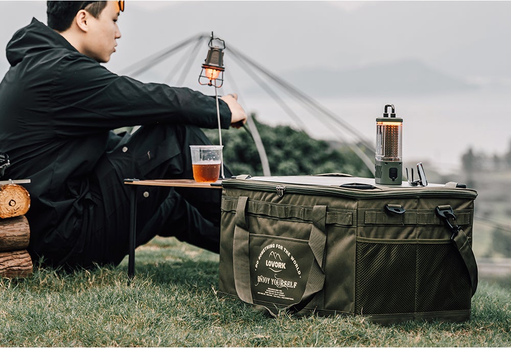 アウトドアがグッと楽になる】 スタッキングマルチ大容量バッグ