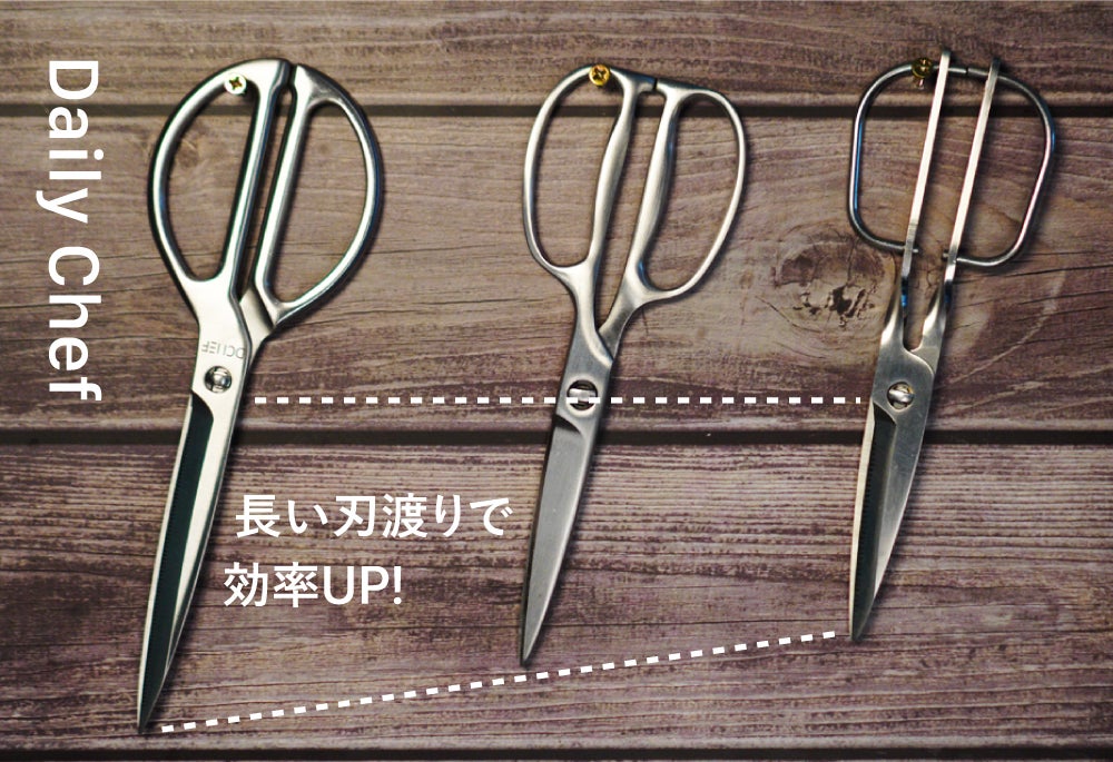 長い刃渡りで一刀両断】下処理のイライラ解消！包丁にも変身する