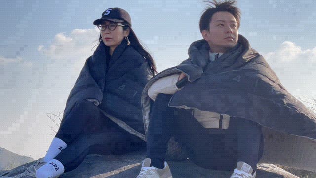 超極暖かけ布団「ウルトラダウンブランケット」宇宙服素材エアロゲルの