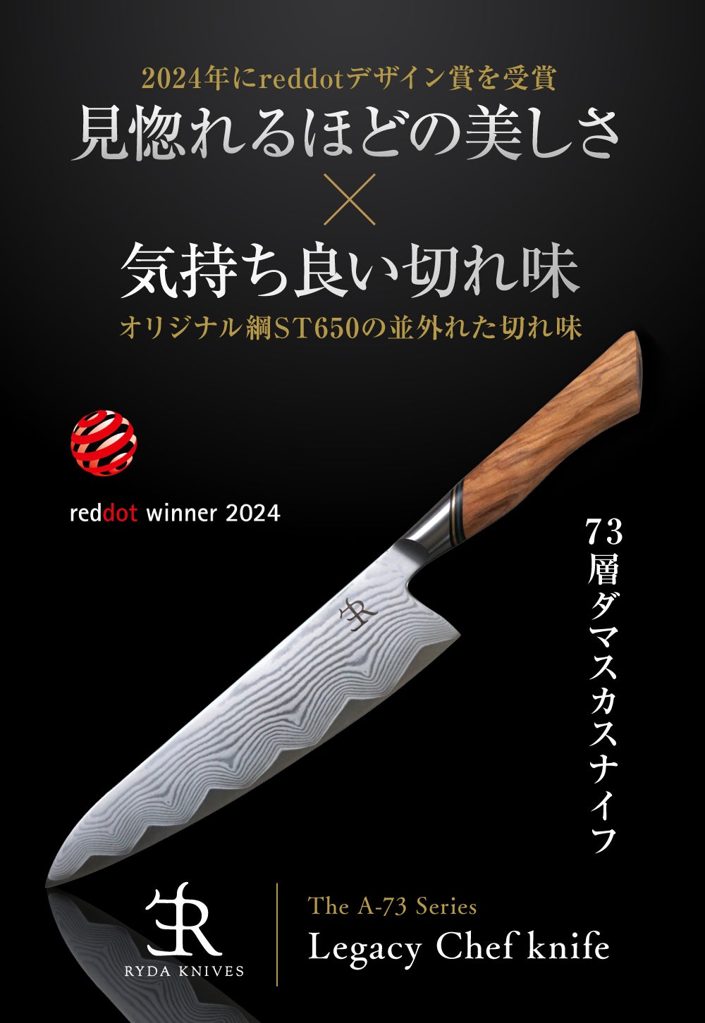 切るたびに感動、研ぎ澄まされた美と切れ味。世界が認めた73層