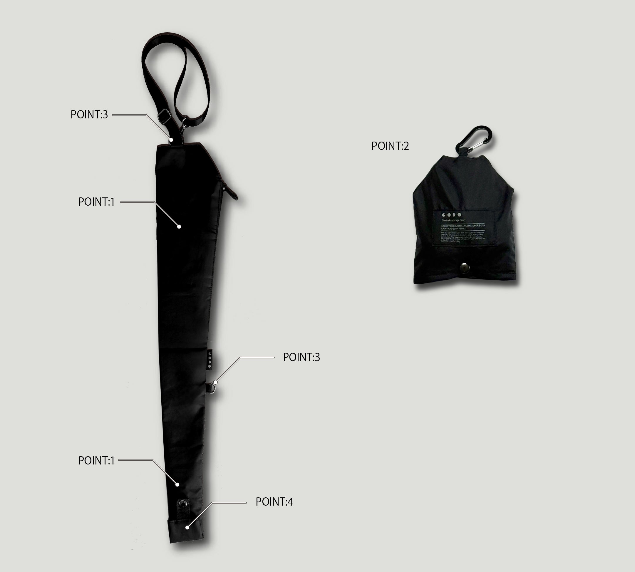 耐風x耐光x遮熱x軽量x16本骨ビニール傘 「KAGEROW