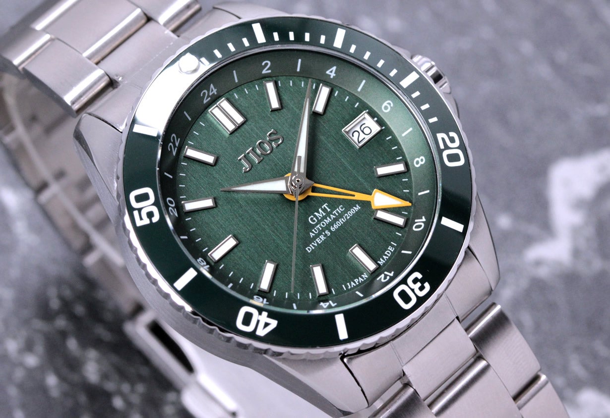 GMT×200m防水】ハイスペック日本製自動巻き腕時計！地方発ブランドを
