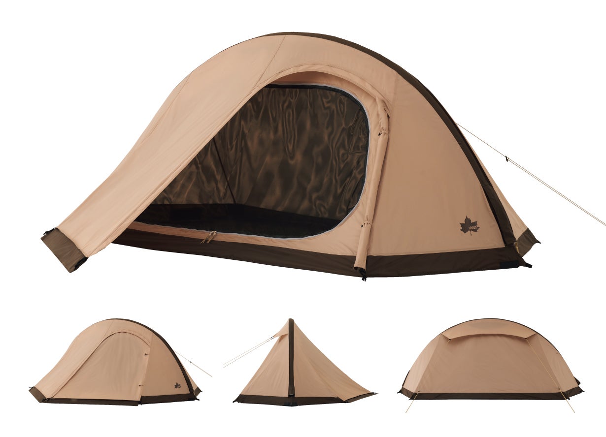 別途ポンプ不要！スイッチ押すだけで建つ「電動ポンプ内蔵型」ロゴスの