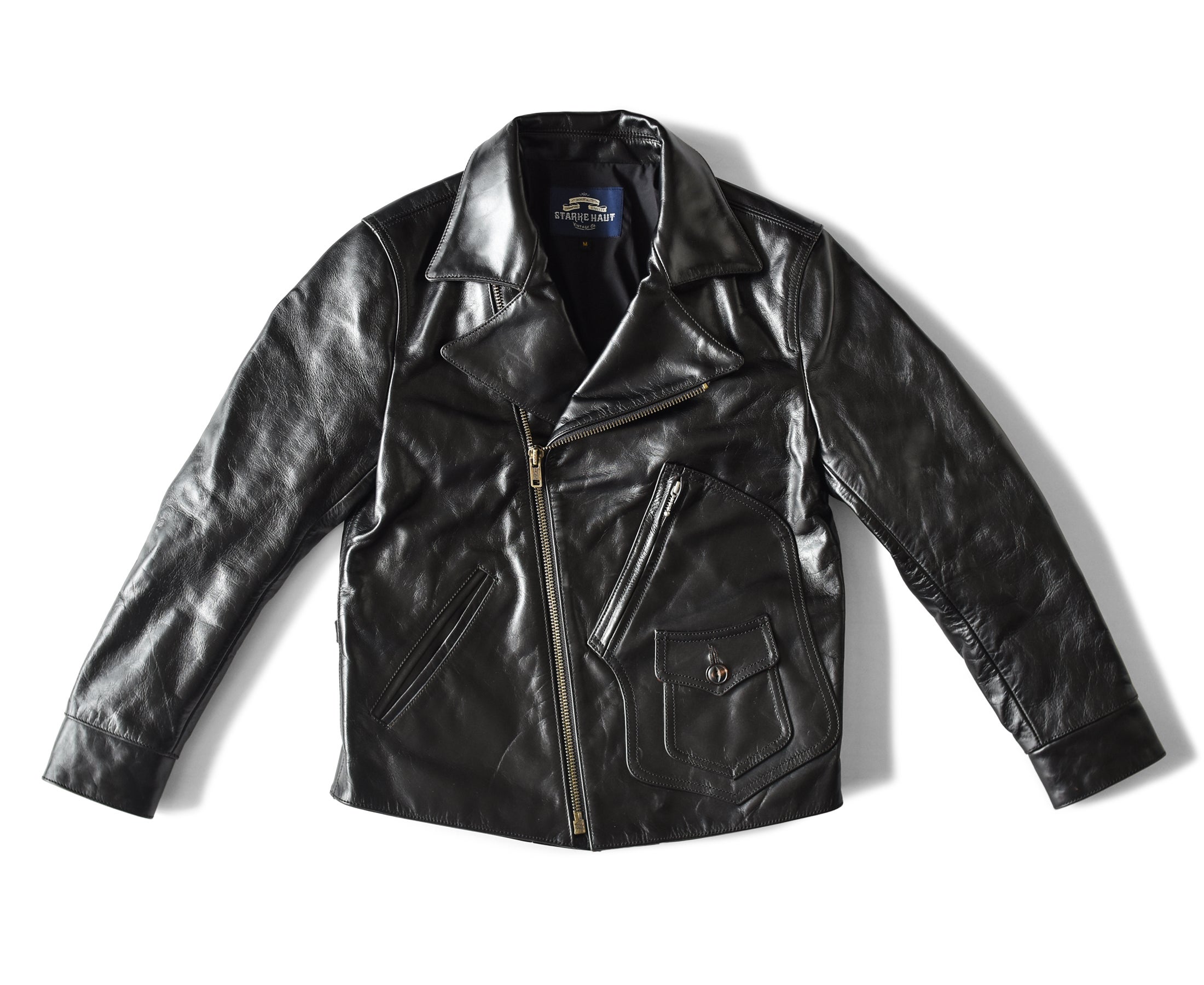 上質な茶芯馬革を使用！男の渋みを纏うクラシックなレザージャケットを