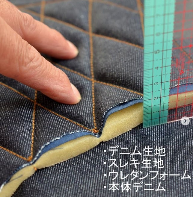 岡山デニム×縫製歴50年の職人が作る、快適ライドを約束するデニム ｜G