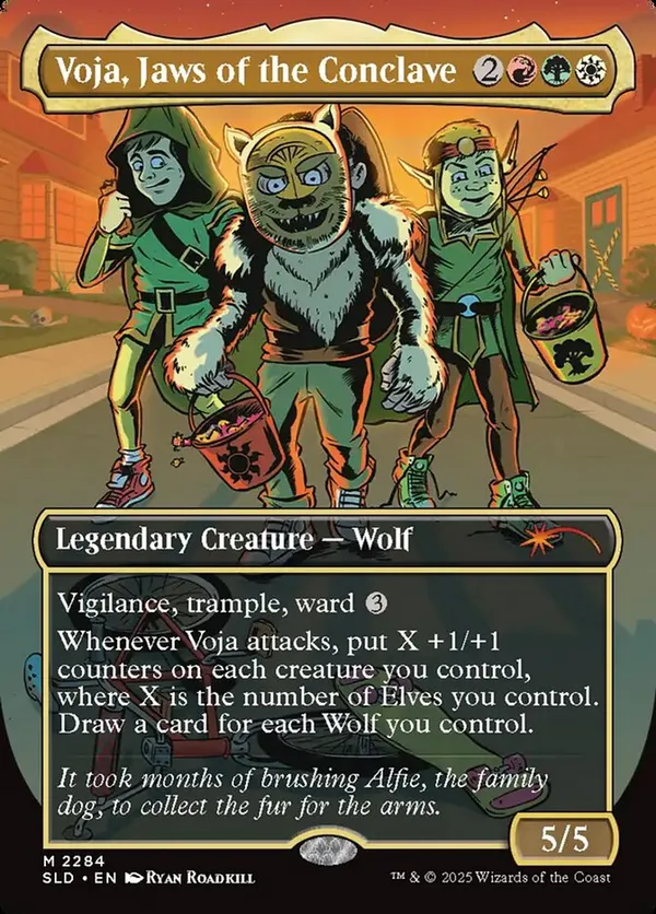 マジック：ザ・ギャザリング Secret Lair x Jaws MTG Rainbow Foil