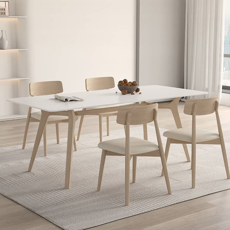 ダイニングテーブル 4人 160 セラミック天板 食卓 無垢材 北欧