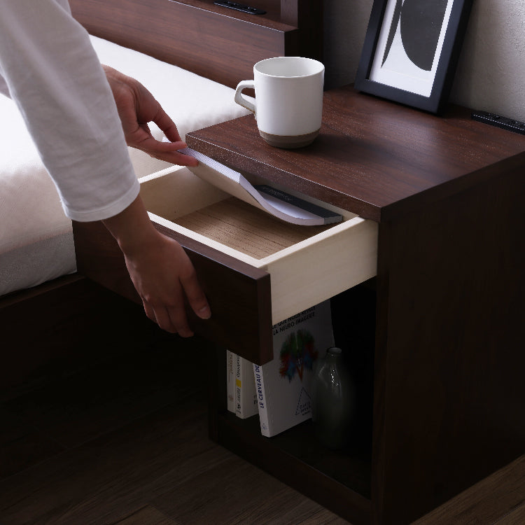 トネリ ナイトテーブル 幅35cm