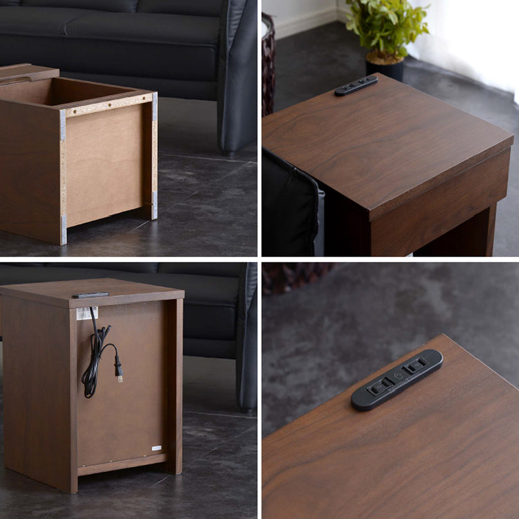 トネリ ナイトテーブル 幅35cm