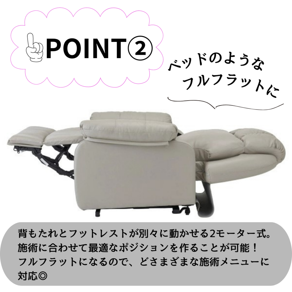 不動の人気商品！電動ラウンジチェアSHIFFON Jr | STAFF RECOMMEND