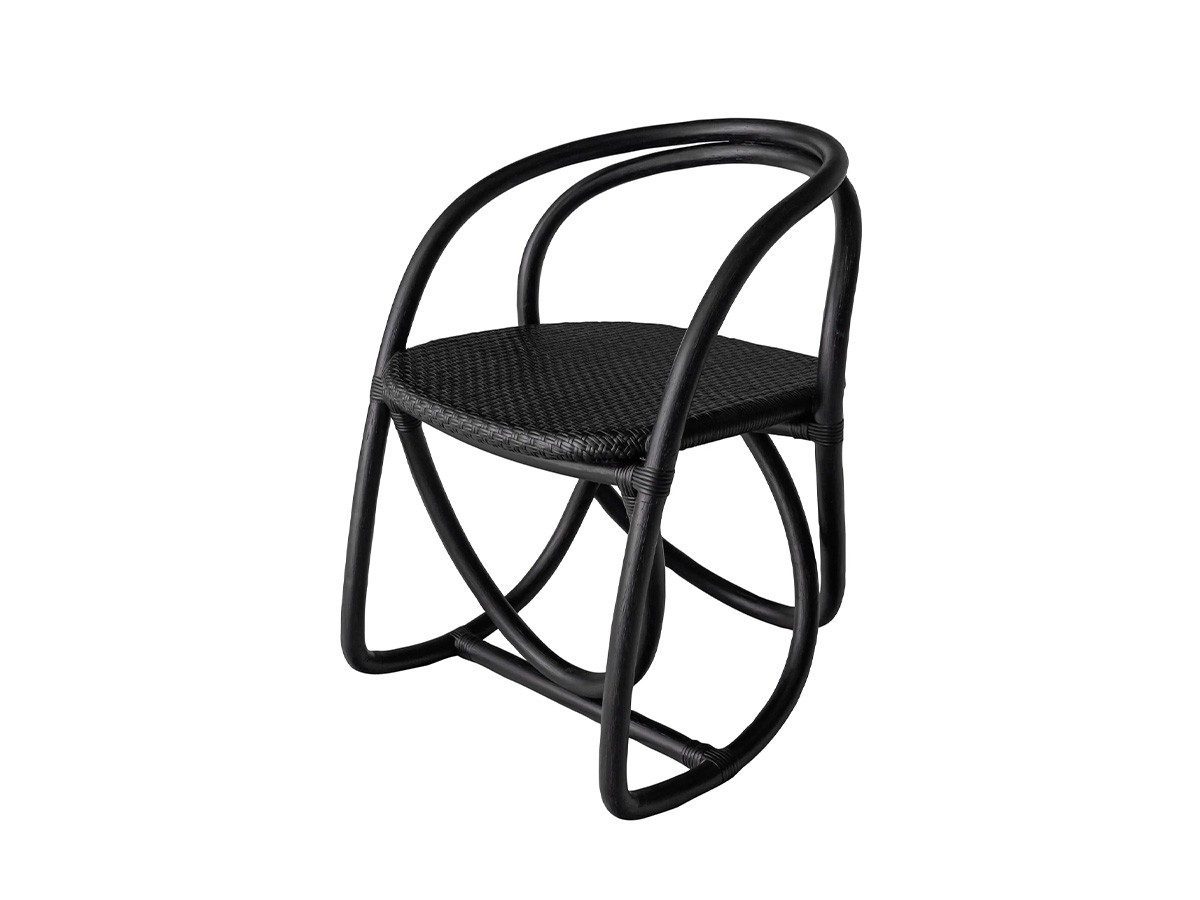 SHIKADA SHITSURAI RATTAN KK Series Arm Chair / シカダ シツライ