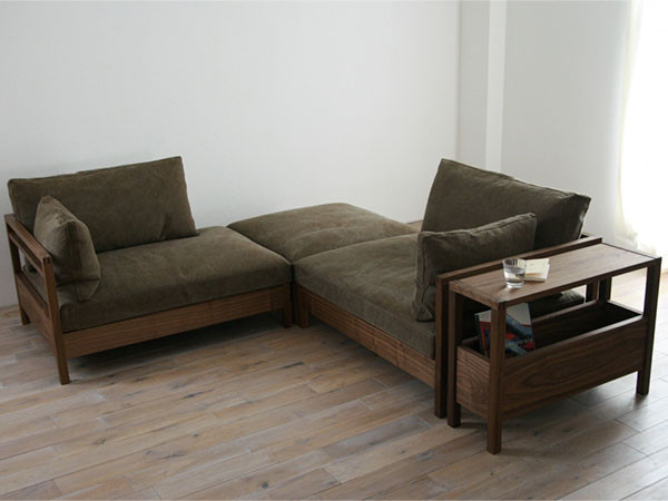 広松木工 RIPOSO / ひろまつもっこう リポーゾ スクエアオットマン 077