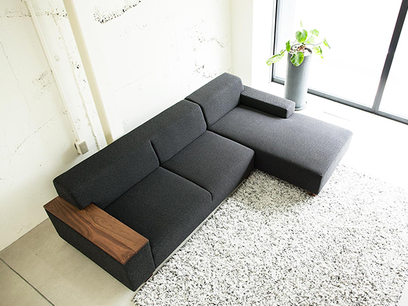 FLANNEL SOFA BRICK COUCH SOFA / フランネルソファ ブリック 左カウチ