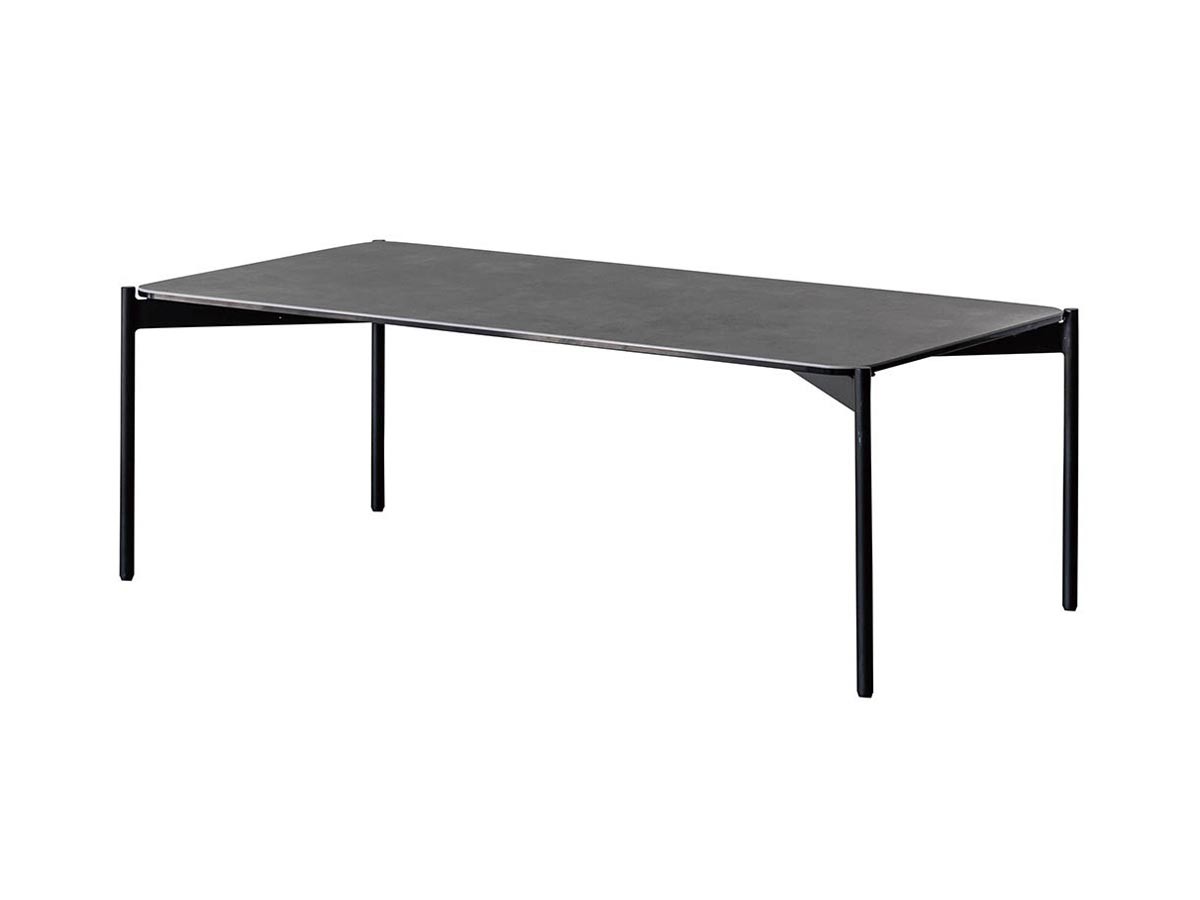 MARCAL コーヒーテーブル セラミック天板 ブラッククロームフレーム