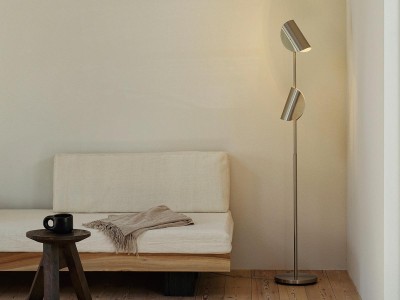 シルバー・銀色のフロアライト・フロアスタンド - インテリア・家具
