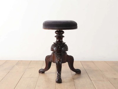 Lloyd's Antiques Real Antique Piano Stool / ロイズ・アンティークス