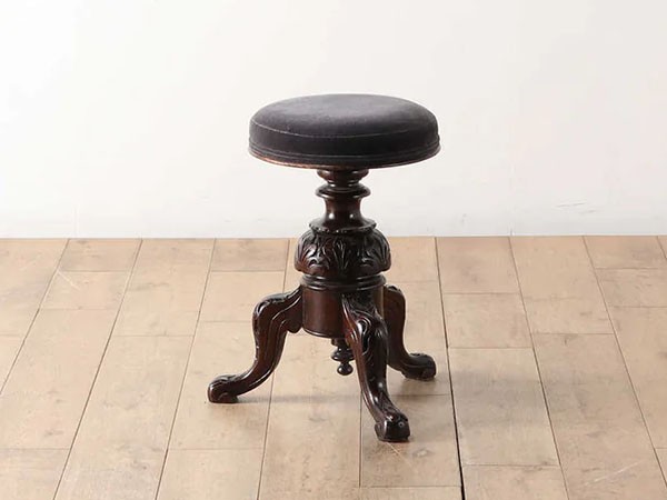 Lloyd's Antiques Real Antique Piano Stool / ロイズ・アンティークス