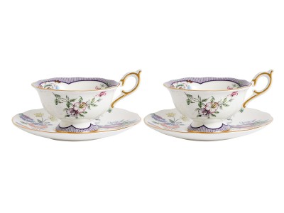 WEDGWOOD WONDERLUST FORTUNE CUP & SAUCER PAIR / ウェッジウッド