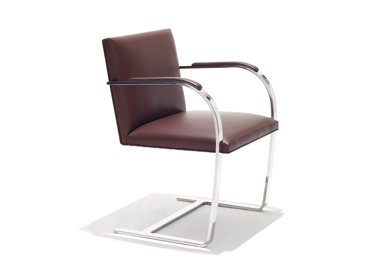 Knoll Mies van der Rohe Collection Brno Arm Chair Flat Bar / ノル