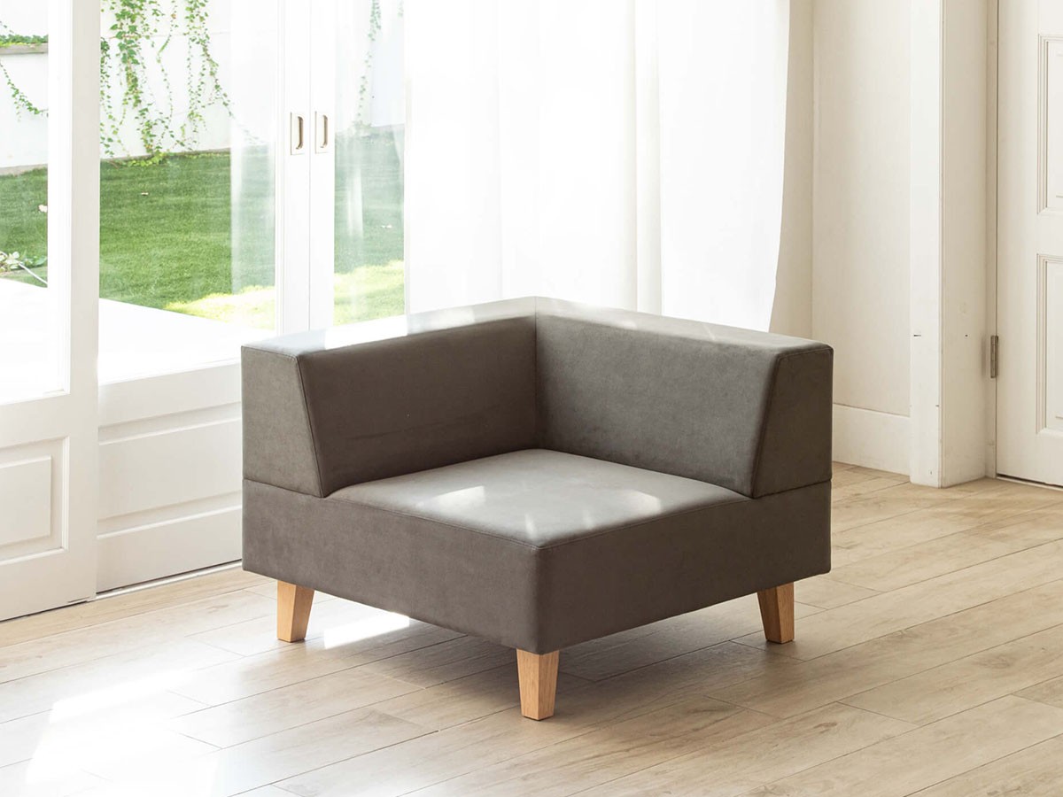 FLANNEL SOFA PIVO 1P CORNER / フランネルソファ ピヴォ 1人掛け