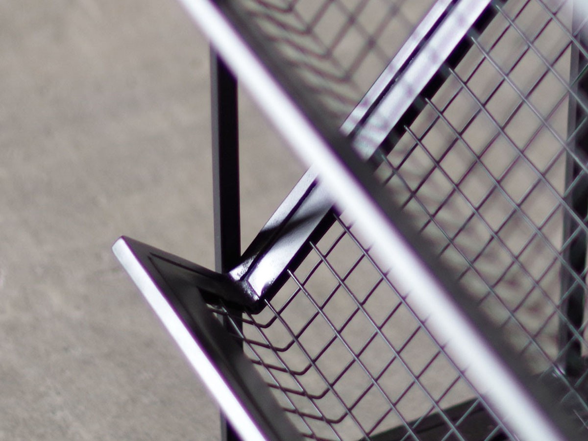LIFE FURNITURE IRON DISPLAY MAGAZINE RACK / ライフファニチャー