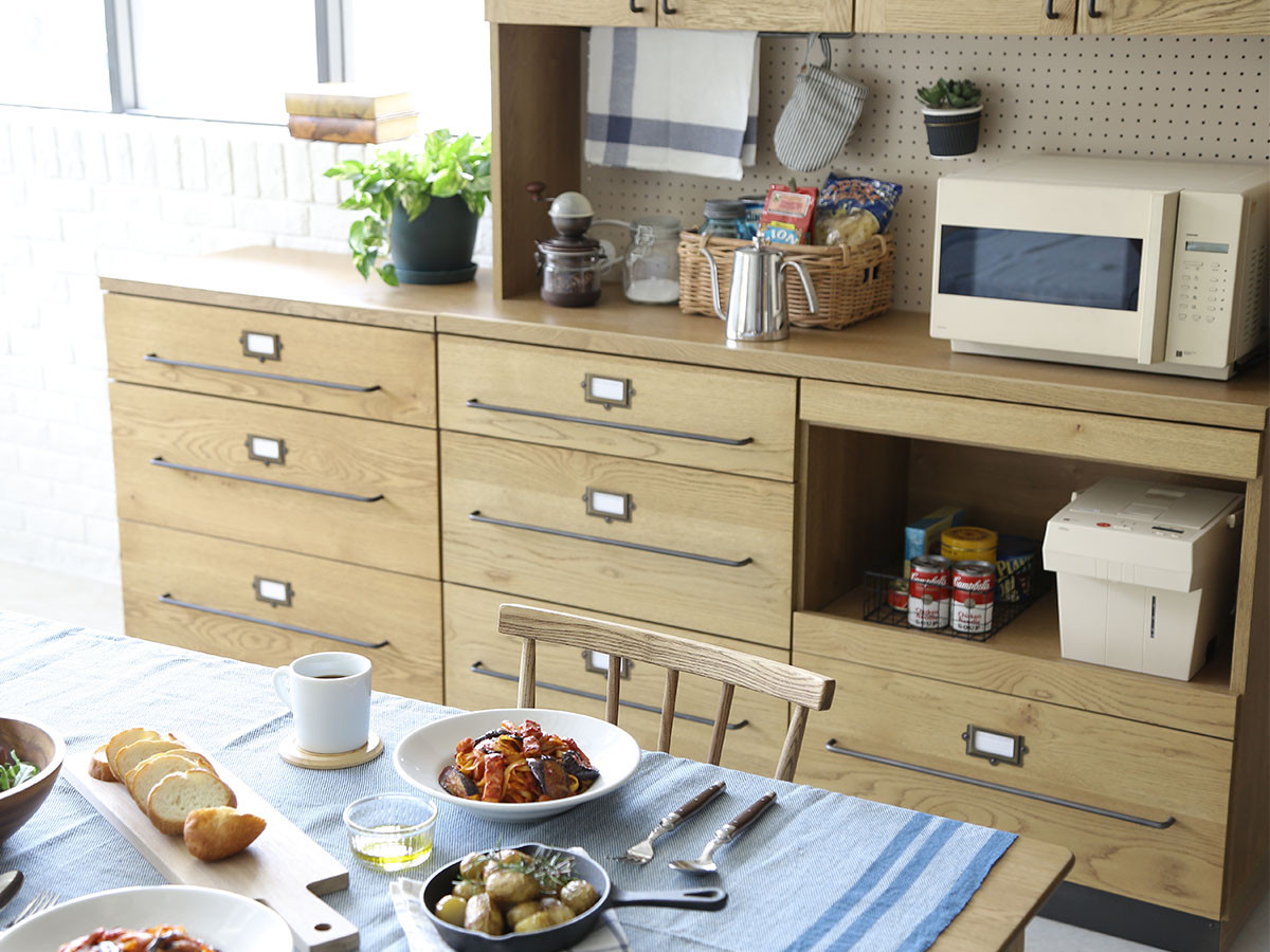 クラッシュゲート ジョージ ダイニングボード 幅140cm 食器棚 関家具