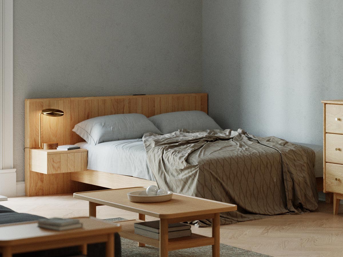 InRoom NORNA BED / インルーム ノアナ ベッドフレーム - インテリア