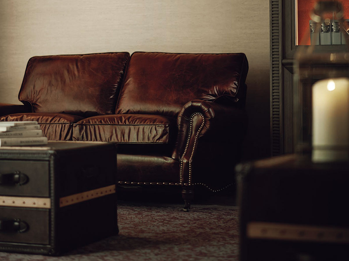 HALO STONYHURST SMALL COFFEE TABLE VINTAGE CIGAR / ハロ ストニー