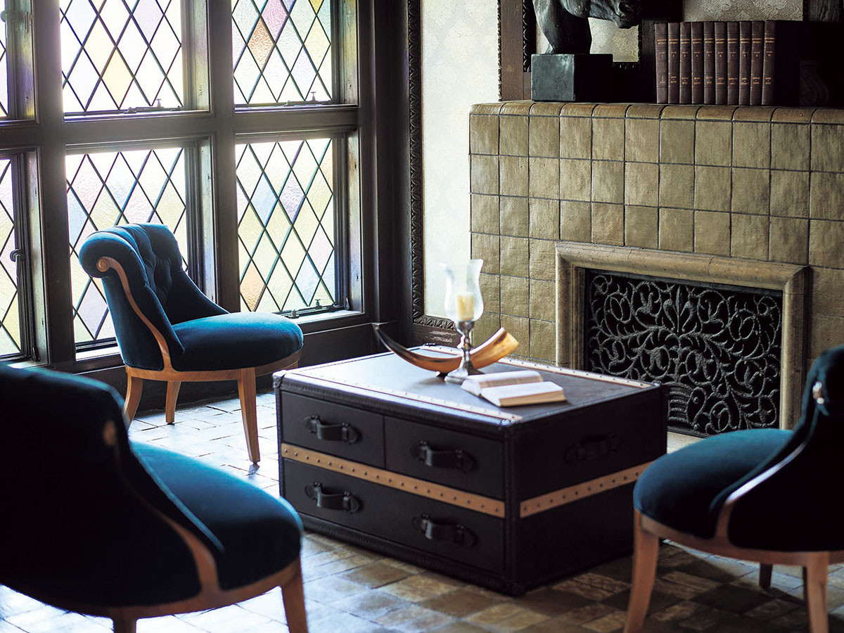 HALO STONYHURST SMALL COFFEE TABLE VINTAGE CIGAR / ハロ ストニー