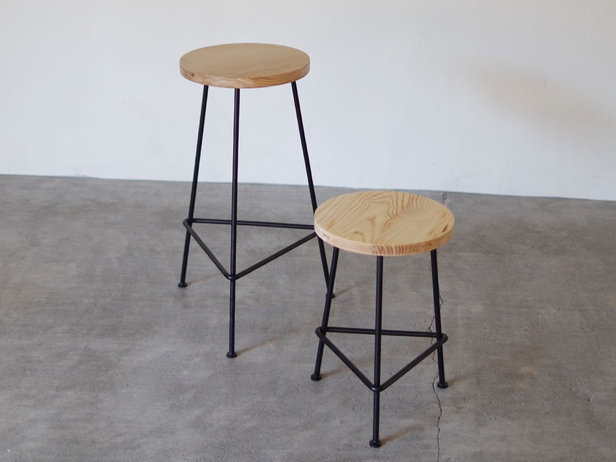 LIFE FURNITURE SL IRON HIGH STOOL / ライフファニチャー SL アイアン