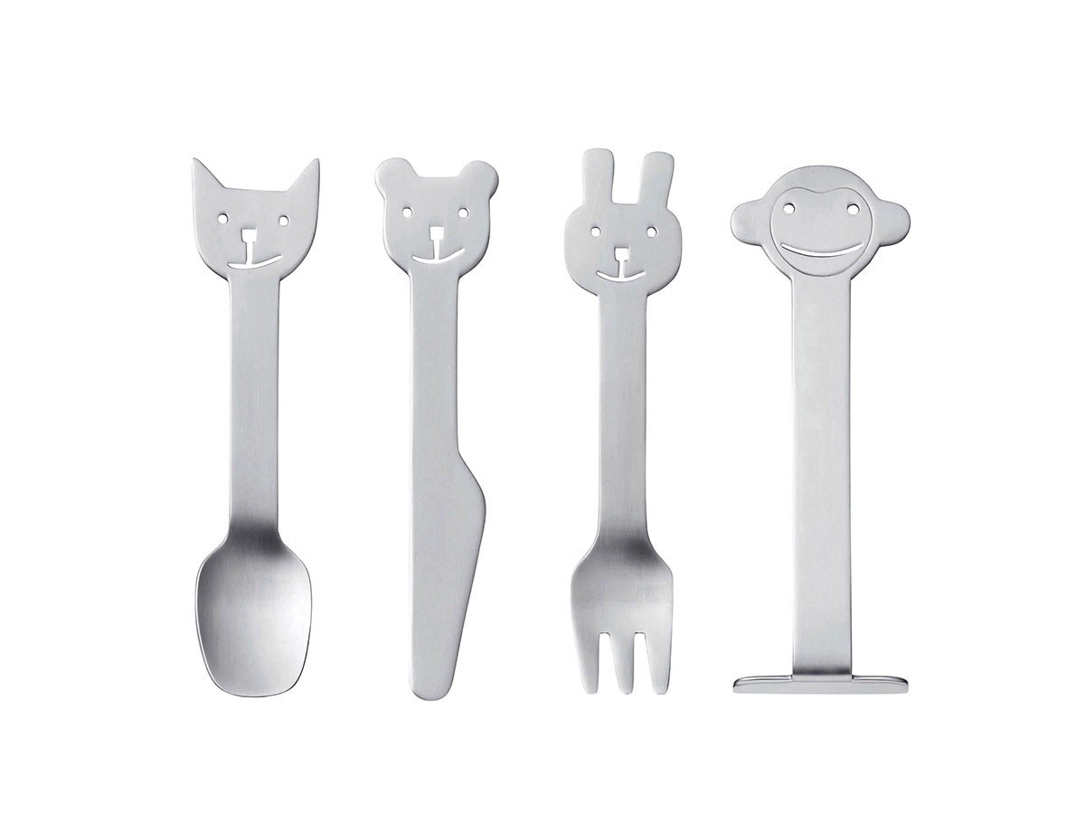 GENSE ANIMAL FRIENDS KIDS CUTLERY SET / ゲンセ アニマルフレンズ