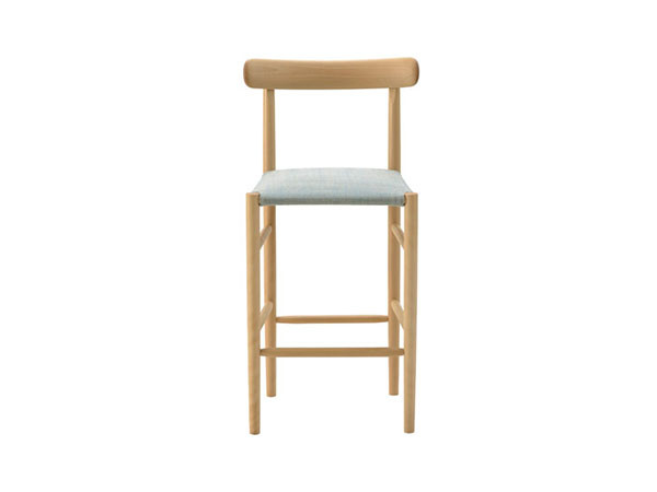 Lightwood Bar Stool Mid / ライトウッド バースツール ミドル 張座