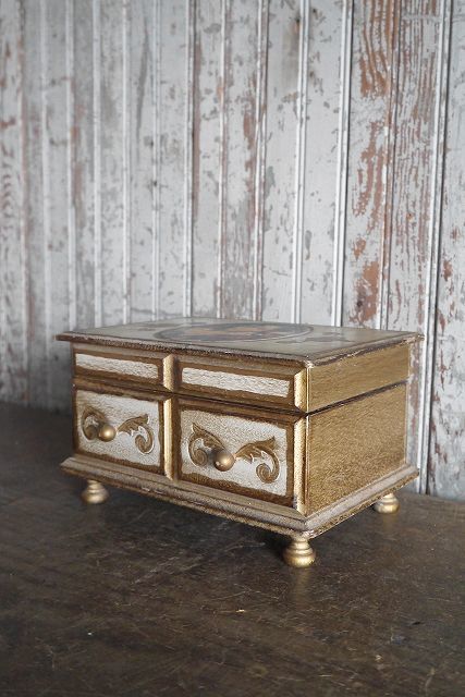 アンティーク オルゴール付き ジュエリーケース - STAGE ANTIQUE