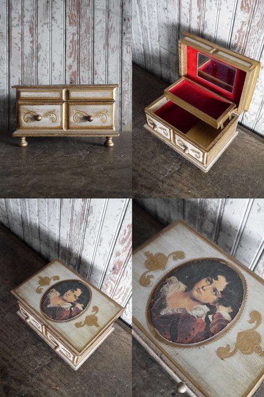 アンティーク オルゴール付き ジュエリーケース - STAGE ANTIQUE