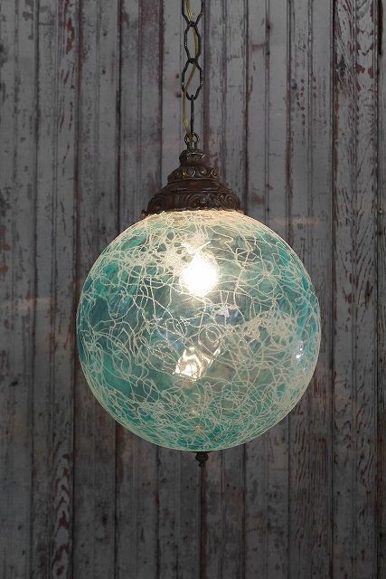 アンティーク ガラスシェード 吊り下げランプ - STAGE ANTIQUE