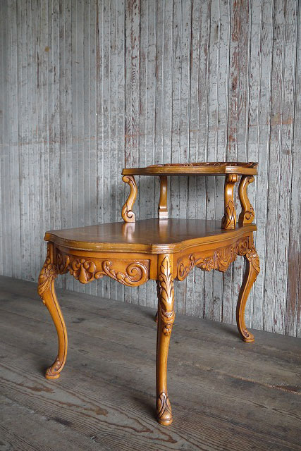 アンティーク 2段サイドテーブル - STAGE ANTIQUE