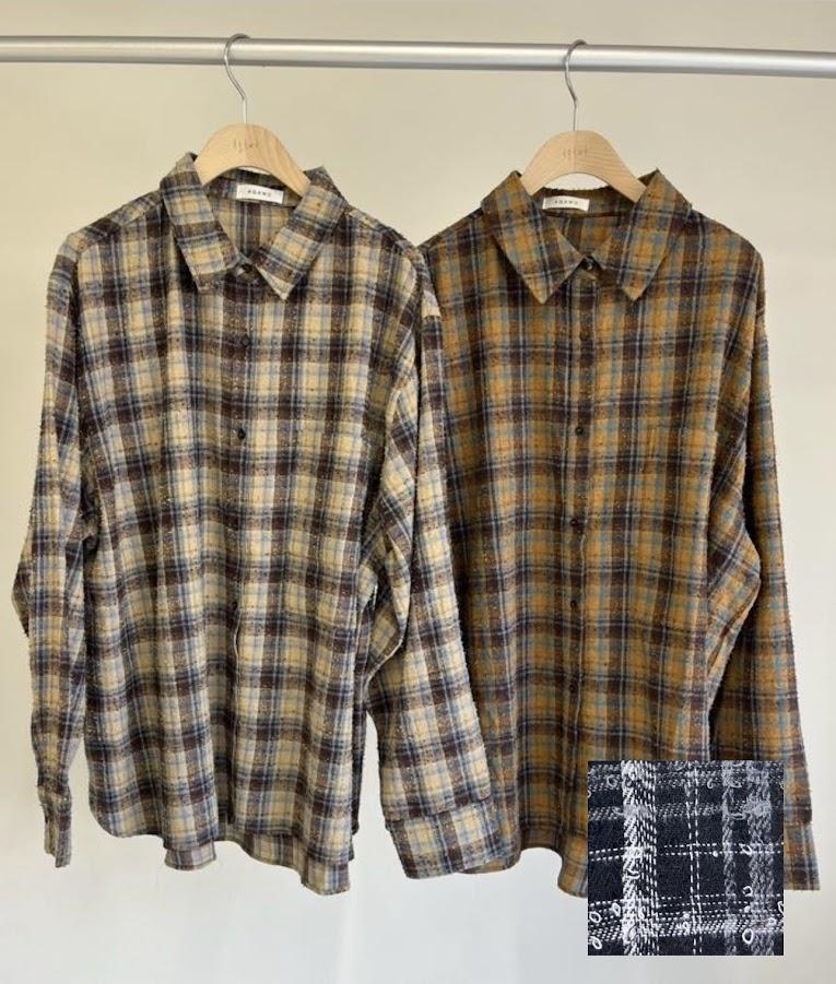 AGAWD】ループチェックシャツ/1925-7061