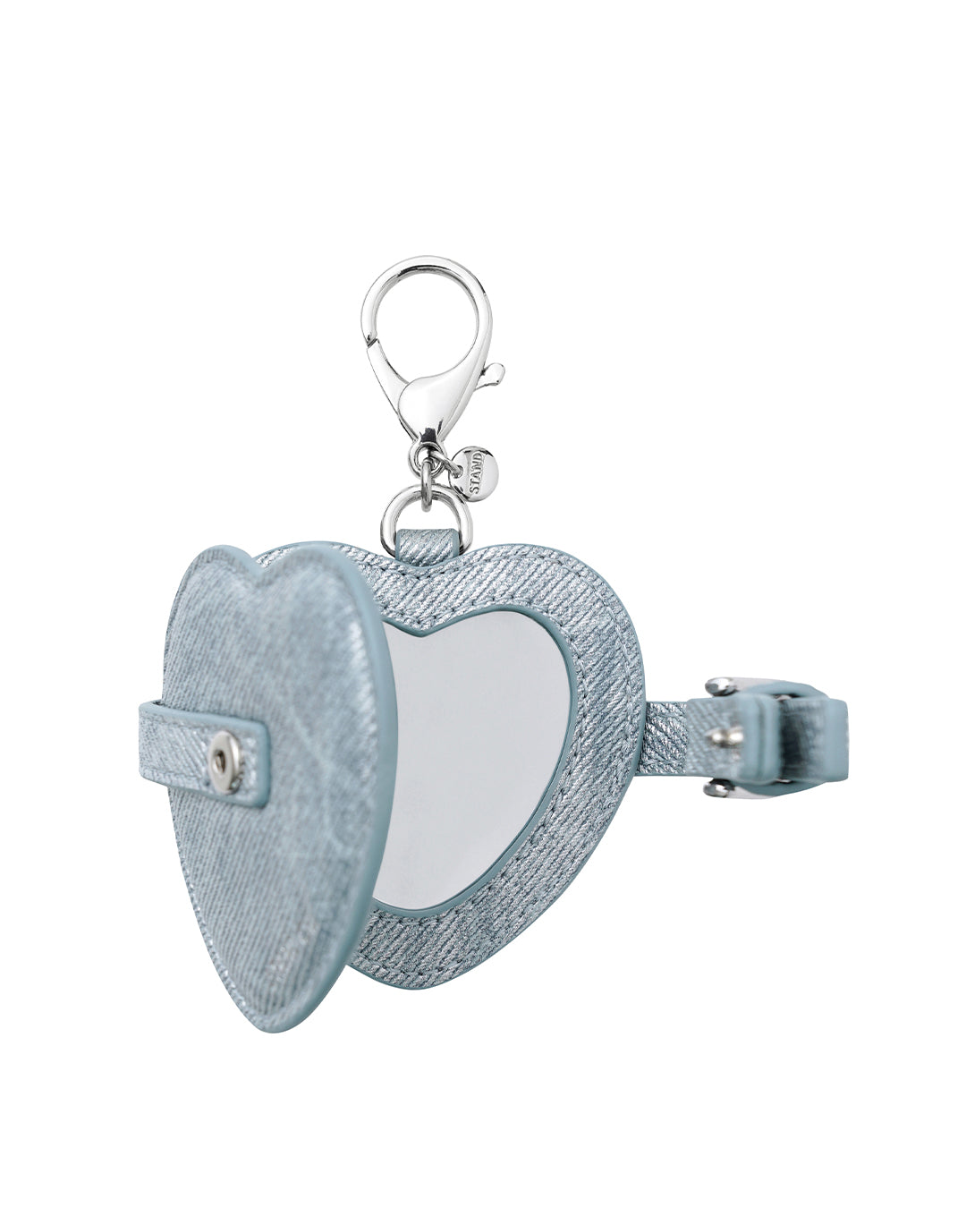 Belted Mirror Keyring · ベルテッドミラーキーリング (シルバーデニム