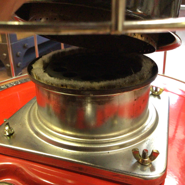 中古A】石油ストーブ（TS-77旧モデル）☆かわいい赤！／ALPACA