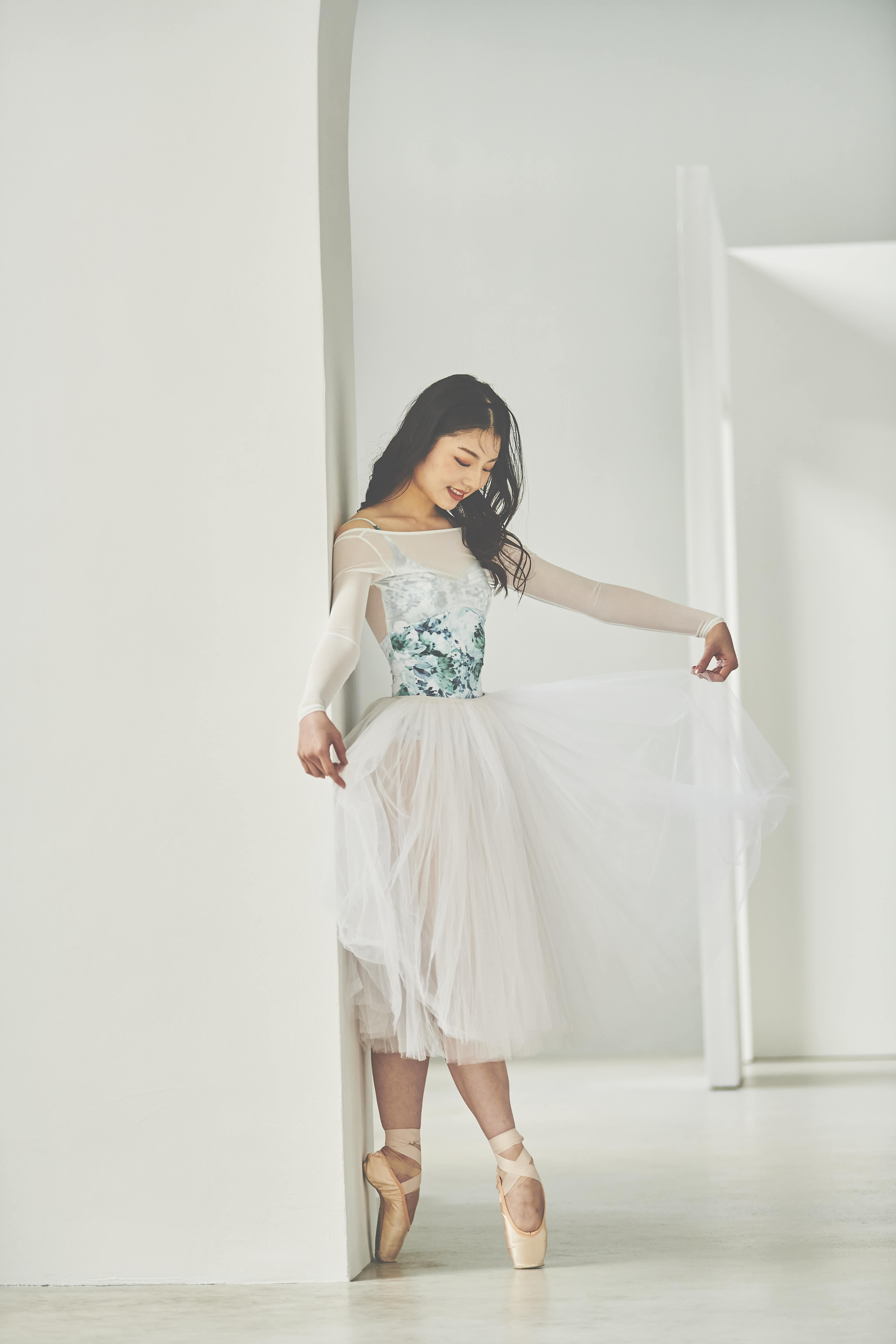 stina / type L long ribbon / fancy green