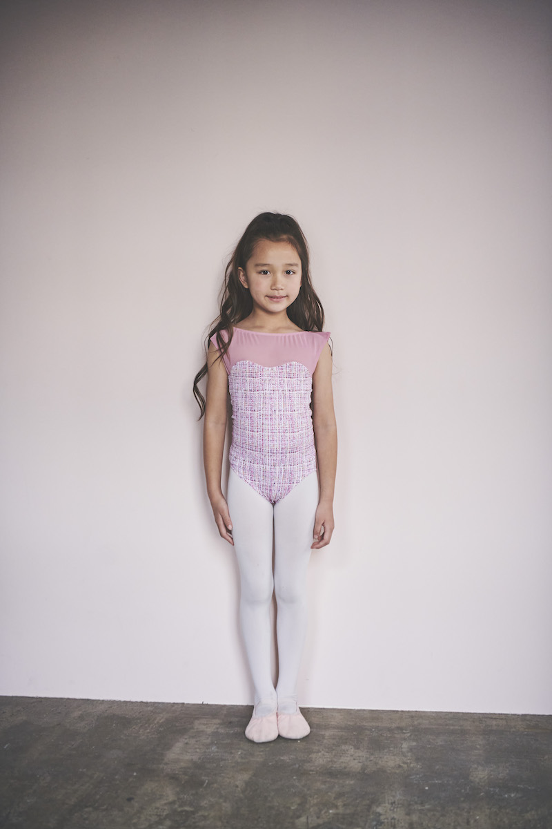 stina / type I drop / light pink tweed / kids / girl